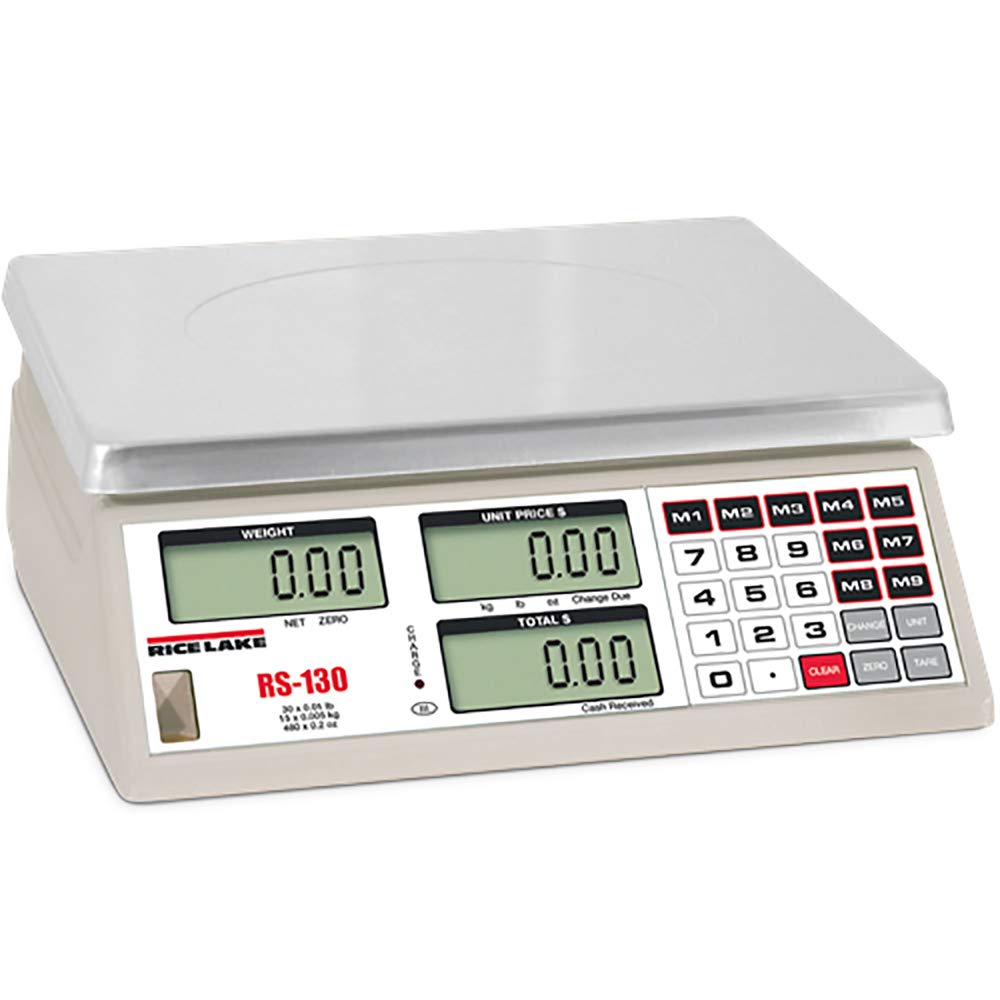 RS130 Price Computing Scale lbs kg oz