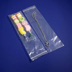 200 Pcs -3" x 11" Zip Bags 2 Mil Reclosable Zip Poly Baggies