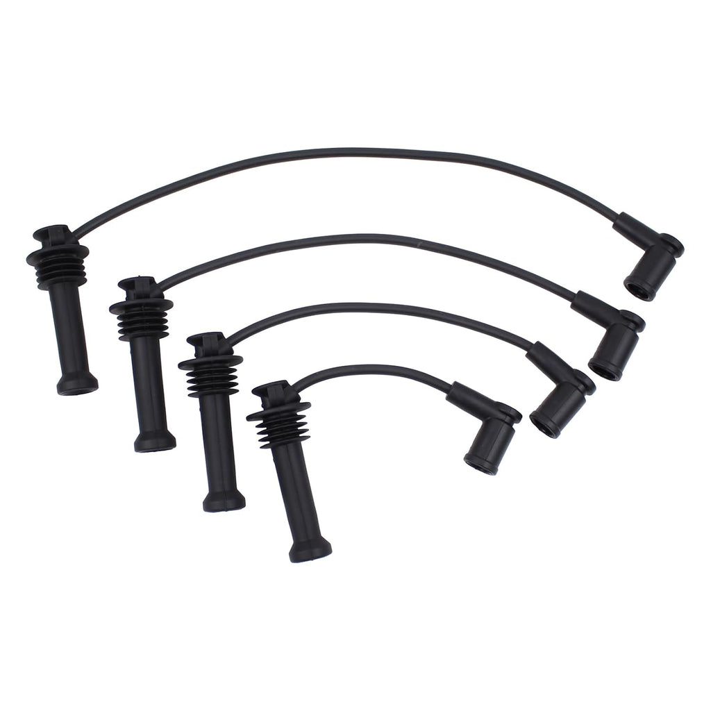 Ignition Coil and Spark Plug Wires Set for Ford Fiesta 1.6 2011-2019
