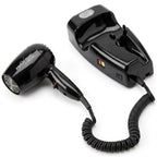 Wall-Mount Hair Dryer - Plug-in with Night Light - Black - JWM8CB