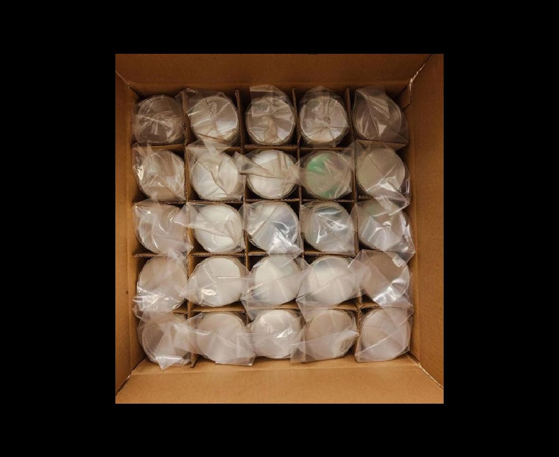 Microppose 500 Pack 90mm Polystyrene Petri Dishes – Vented Lids, Pre-Sterilized, Crystal Clear, Disposable, Lab-Grade