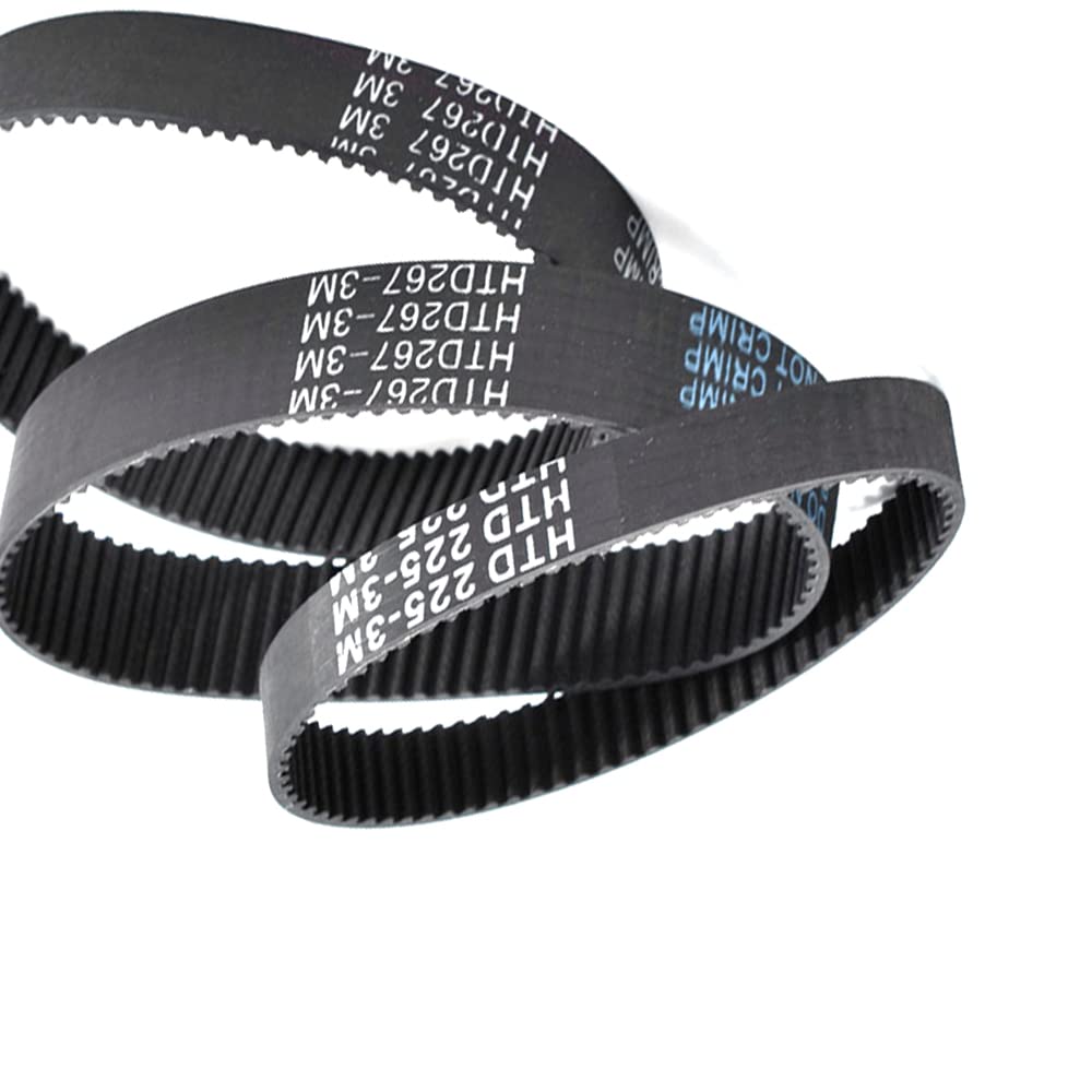 1PCS HTD 3M Series Closed Loop Timing Belt Transmission Belts,3M-225-9