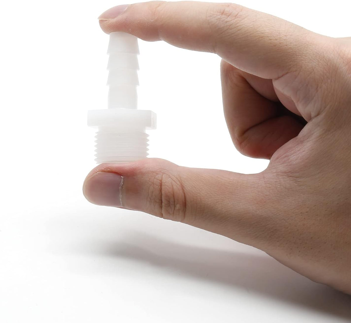 Plastic Hose Barb Fitting 3/8" Barb - 1/2" NPT Male Thread Adapter Fitting