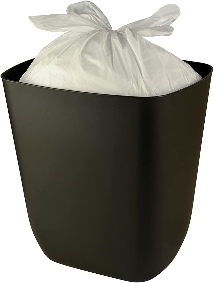 Small 4 Gallon Trash Bags with Flap Ties, Fresh Scent, Odor Control, 0.5 mil Thick, 80 Count