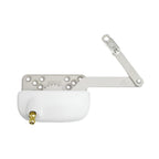 Left Hand Split Arm Casement Operator, Metal Material White Finish