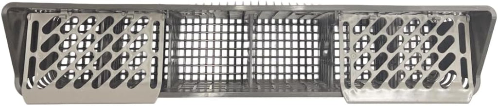 W11550304 Dishwasher Silverware Basket fit for Whirlpool & Kenmore 8562045, WP8562045, WPW10253534, W10253534, WPW10482462, W10193652 -Grey