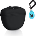 Dog Clicker Training Kit,Silicone Dog Training Treat Pouch and Dog Clickers,Dog Treat Bag with Clicker Training for
