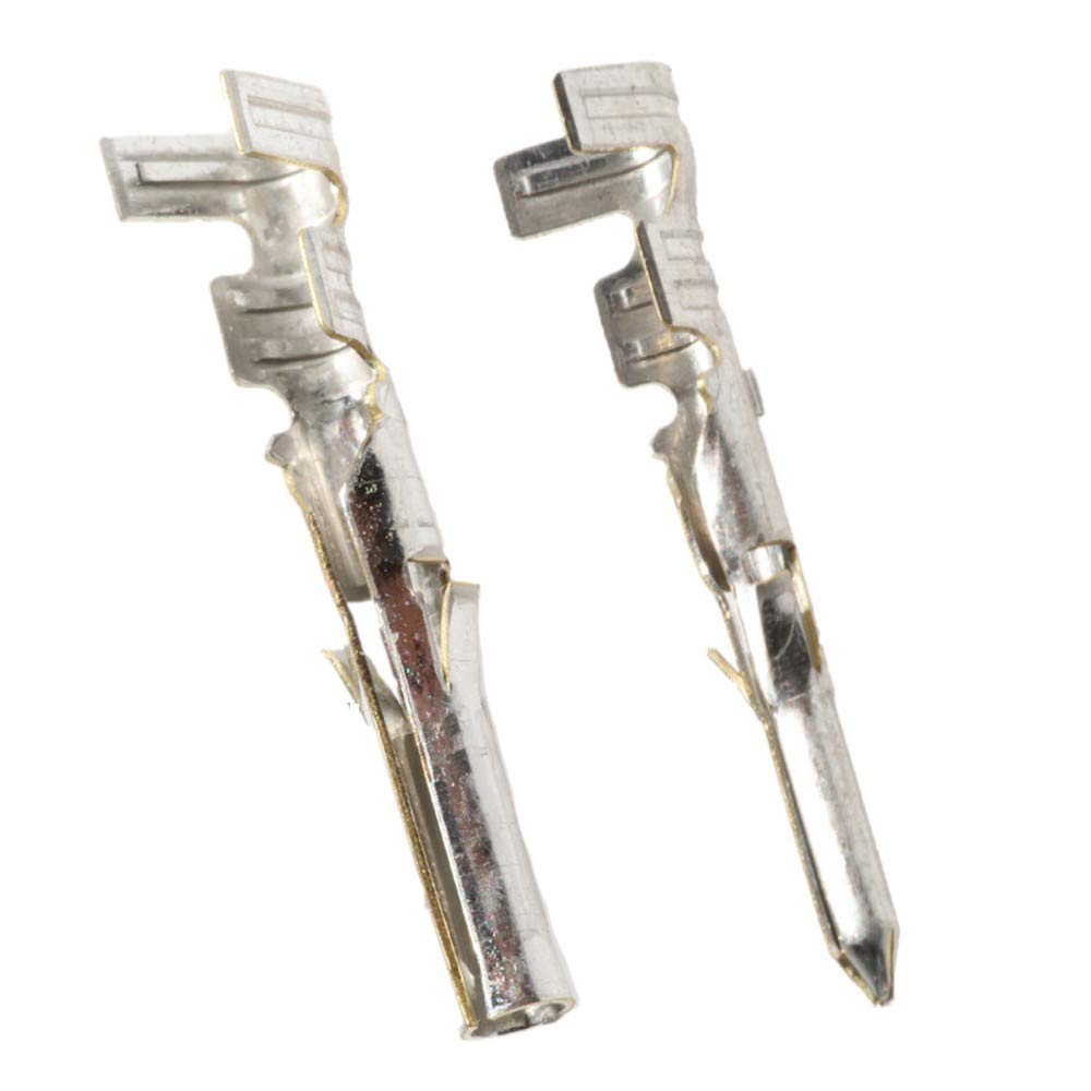Molex Pin, Male & Female .062" 18-24 AWG, Series 1561 Tin (Sn) Plated Brass Contact (20 Pair)