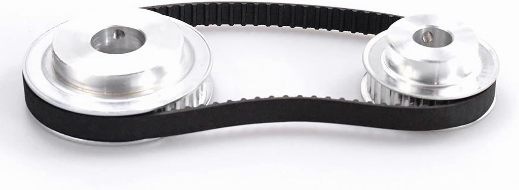180XL Timing Belt, 3/8" Width, 0.2" Pitch, 18" Length, 180XL037 Close Loop Rubber Industrial Drive Belts, Various Mechanical Belt, Accessory Replacement Belt, Lathe Belt, 2pcs