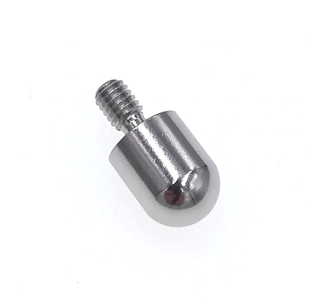SUXING Spherical Point Contact Point for Dial Digital Indicator Depth Gauge Tip 4-48 UNF Thread Shank (1/4" Diameter)