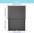 2U Server Cabinet Case 19 Inch Rack Mount Lockable Drawer