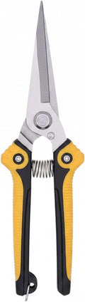 Stainless Steel Straight Tip Pruning Shears for Bonsai & Garden Trimming - Ergonomic Hand Tool (1 Pack)