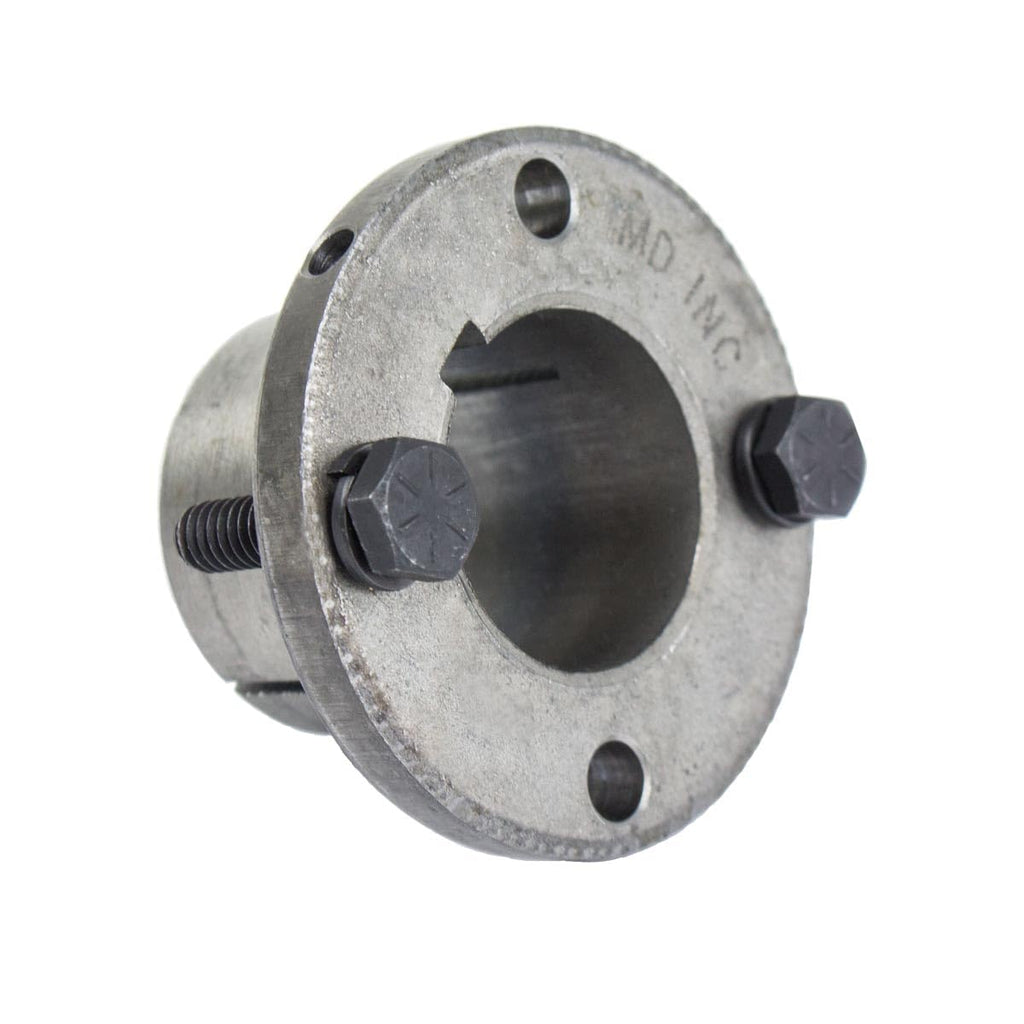 Cast Iron 10.25"" 2 Groove Dual Belt A Section 4L Pulley with 1-1/4"" Sheave Bushing 2AK104H H-1-1/14, Gray