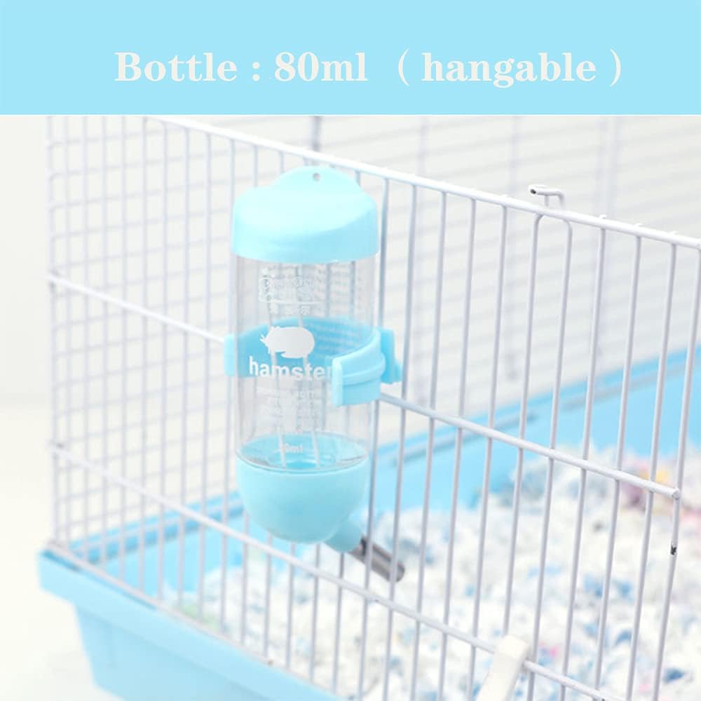 Hamster Water Bottle Small Animal Standing Water Dispenser Ceramic Base Cage Hanging Water Feeding Bottles Auto