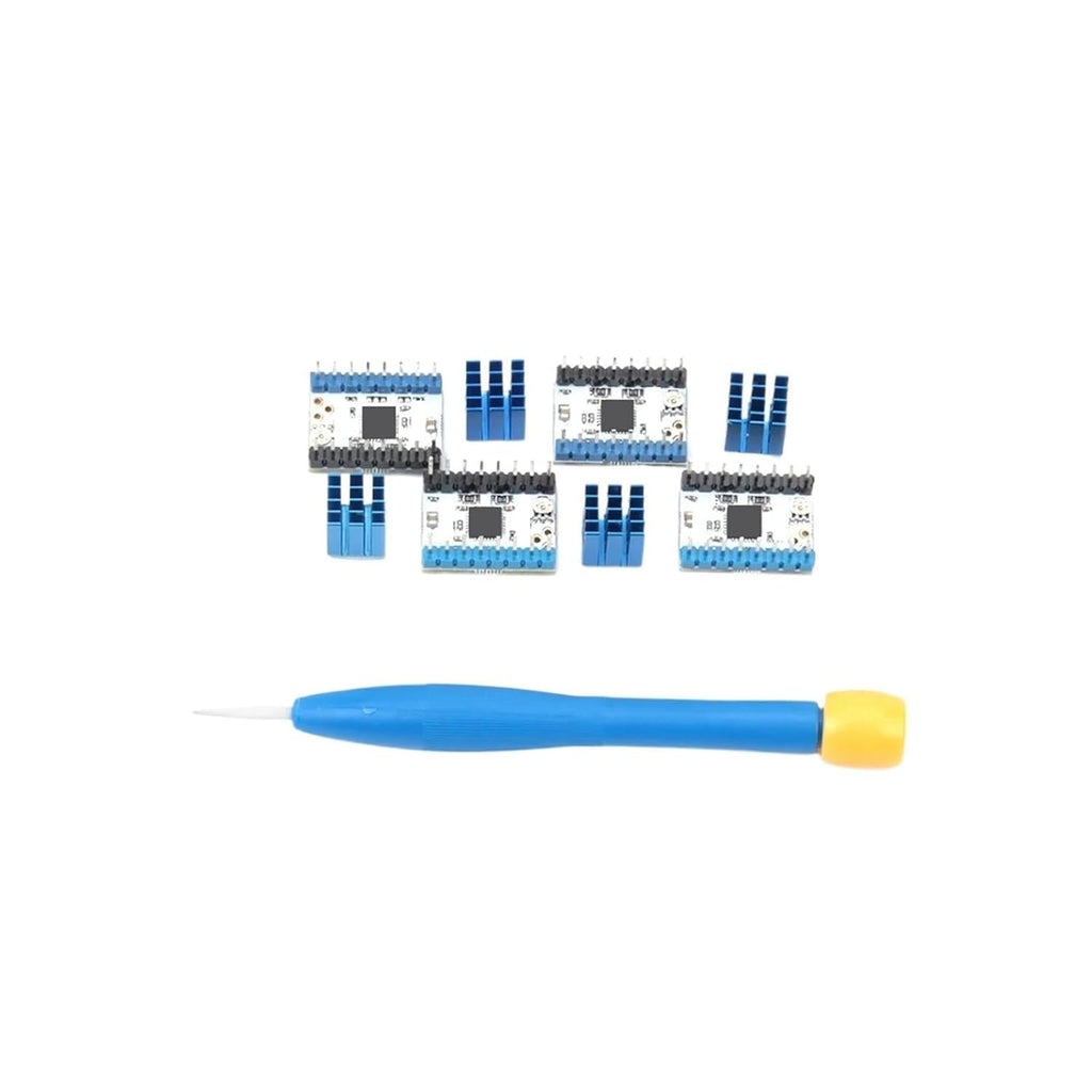 The latest version 5pcs for TMC2209 V4.0 Stepping Motor Driver Step sticks Mute Driver 256 Microsteps Current 2.8A Peak VS for TMC2208