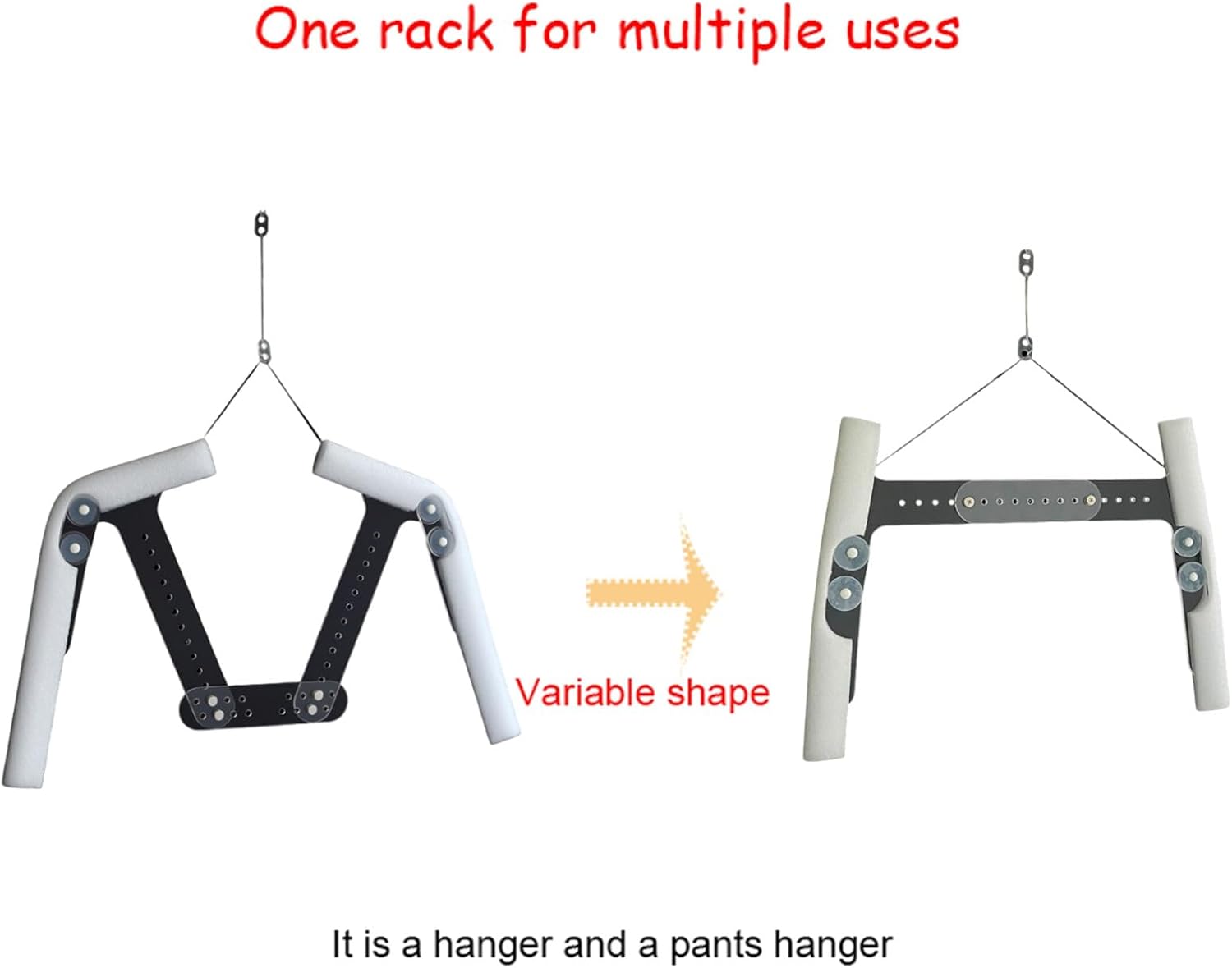 Adjustable Mannequin Form Invisible Hanger, Acrylic Hang Clothes Holder, Clothing Photography Wall Mount Hanger