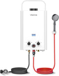 Propane Water Heater, 6L 1.58GPM 41000 BTU Portable Tankless Water Heater Outdoor, Gas Instant Hot with Handle