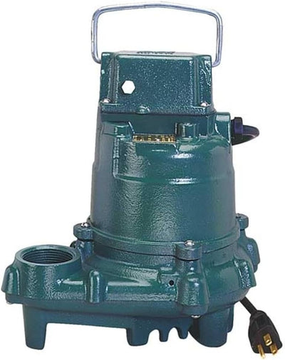 Sump Pump, 3/10 HP, 1-1/2 NPT, 19ft Max, CI