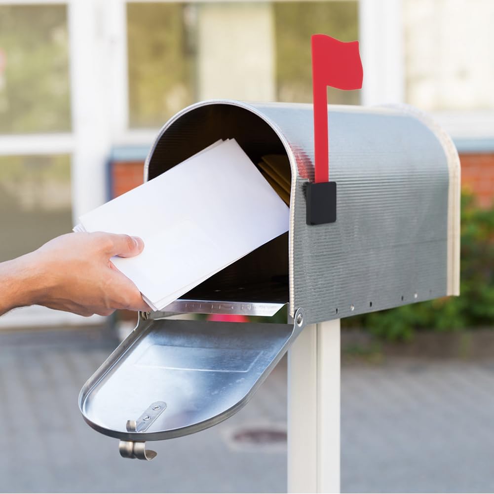 Mailbox Flag Replacement Kit – Red Multi-Directional Flag, No Tools Needed | Durable acrylic/PVC flag, weatherproof.