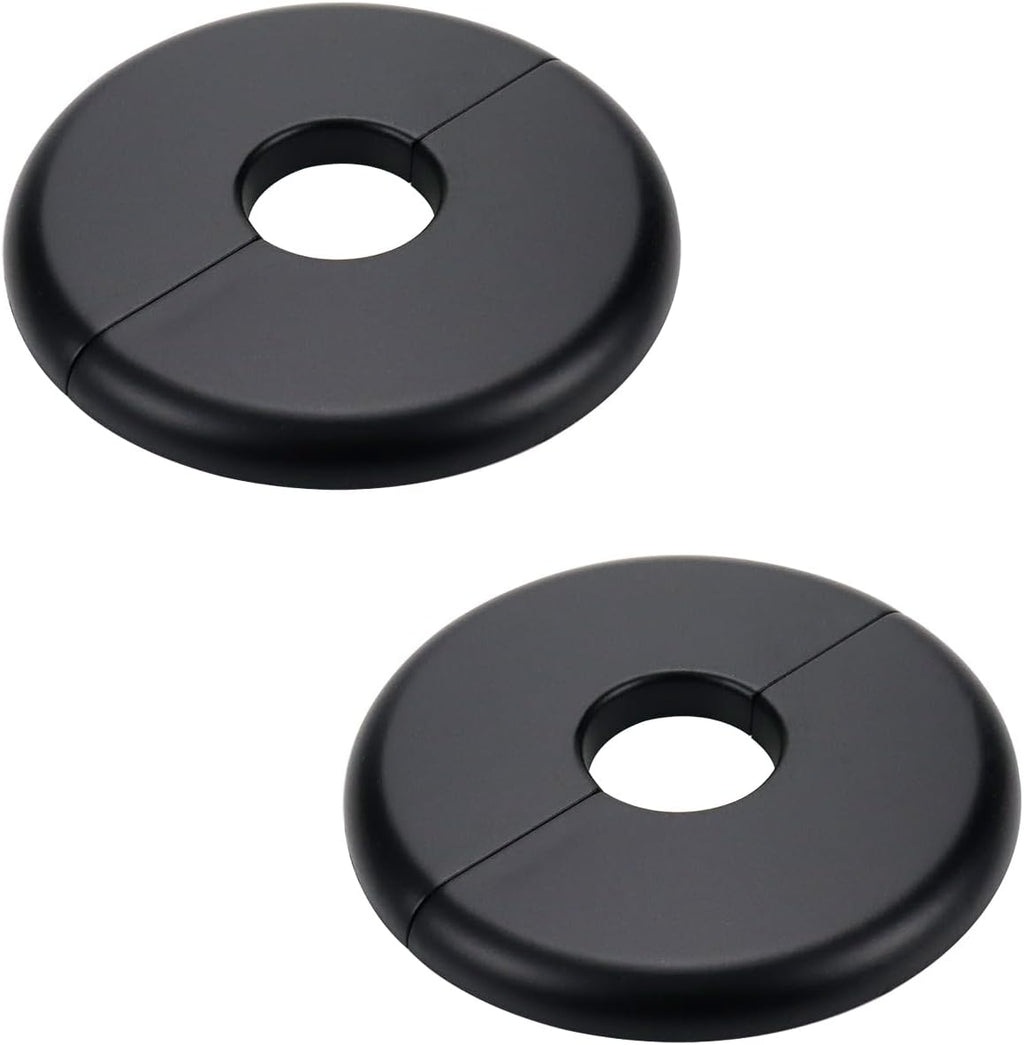 0.86" Wall Split Flange Round Escutcheon Plate for Kitchen Pipe