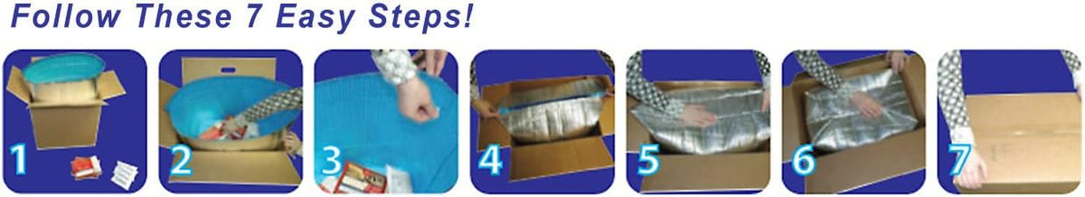 Foil Insulated Box Liners, 11" x 11" x 11" - 25/Case