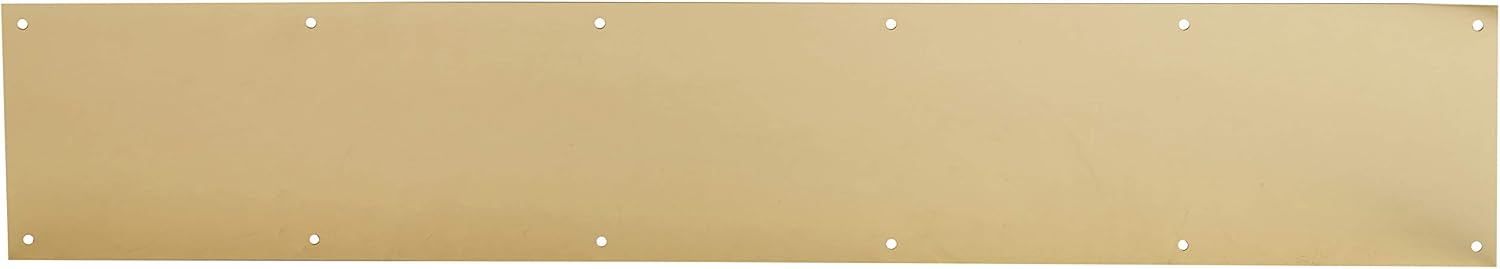 Ives by Schlage 6X34 Schlage C8400B3 Kick Plate, 34 in L X 6 in W