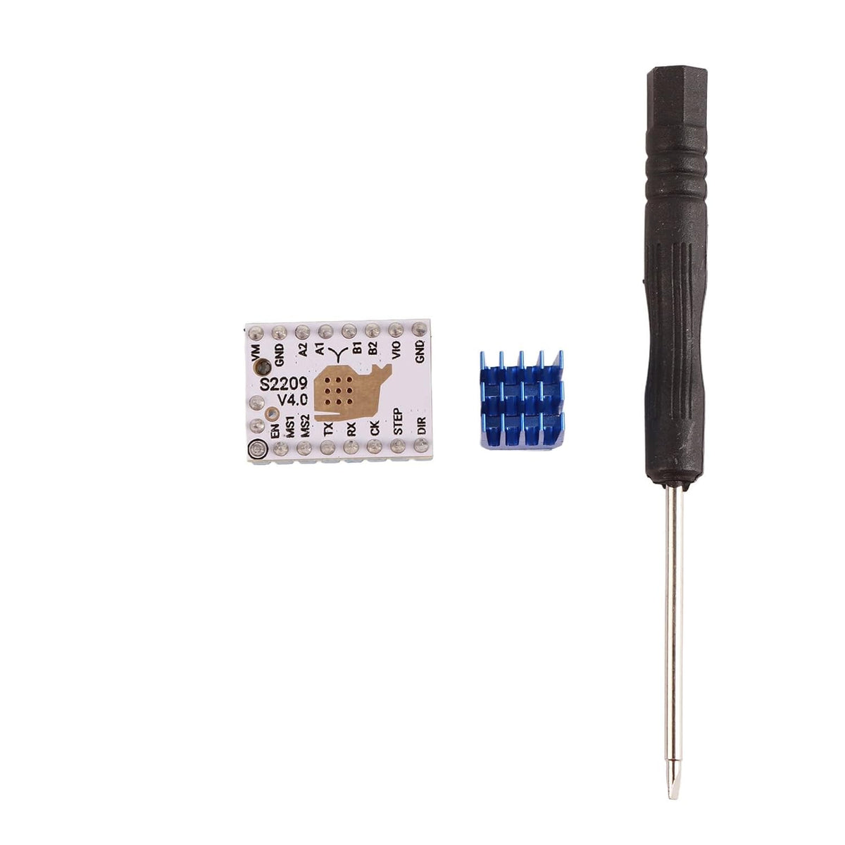 Ultra Mute 3D Printer TMC2209 V3.1 Stepper Motor Driver Module with Heatsink, Upgraded Replacement for TMC2208 TMC2130 TMC2100