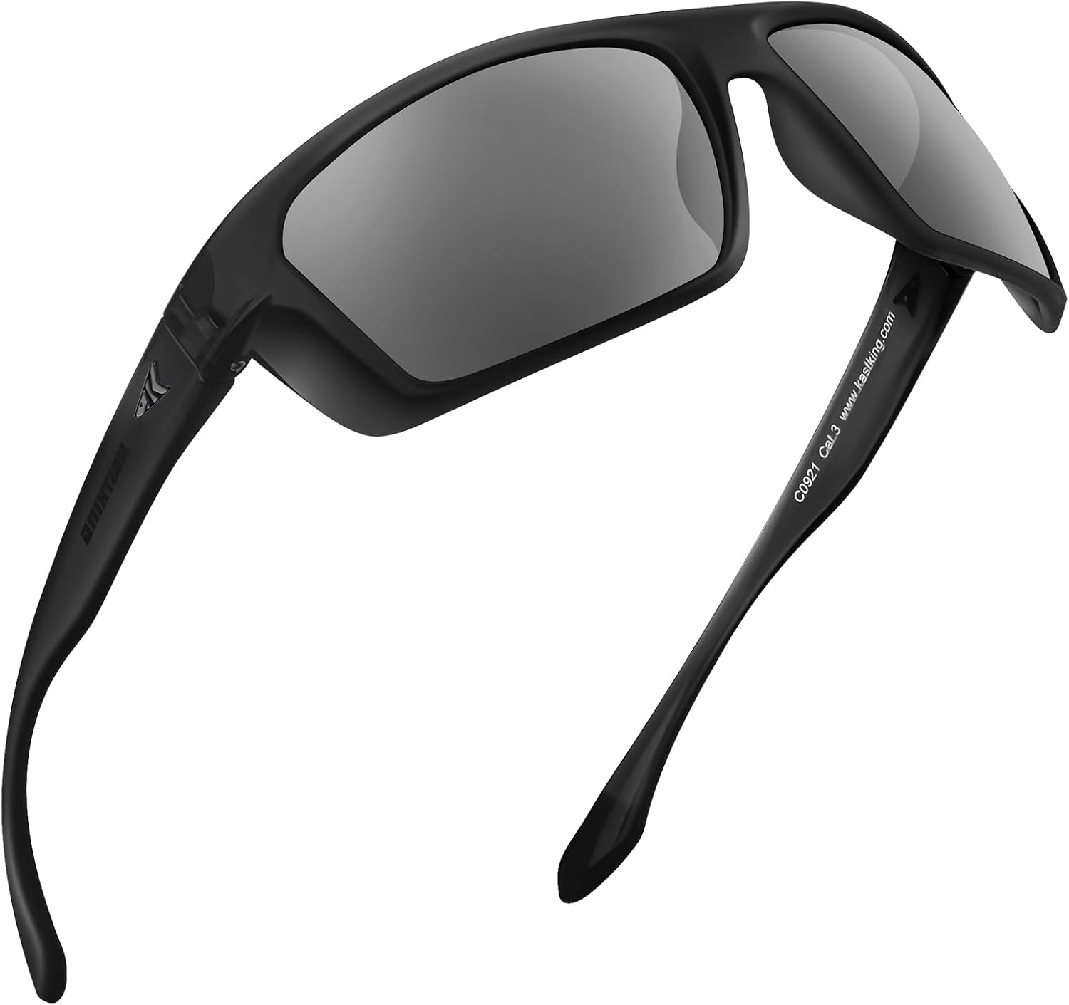 Huzzah Polarized Sport Sunglasses for Men and Women, Wrap Design | PuriVex Water & Salt Repellent, UV Protection