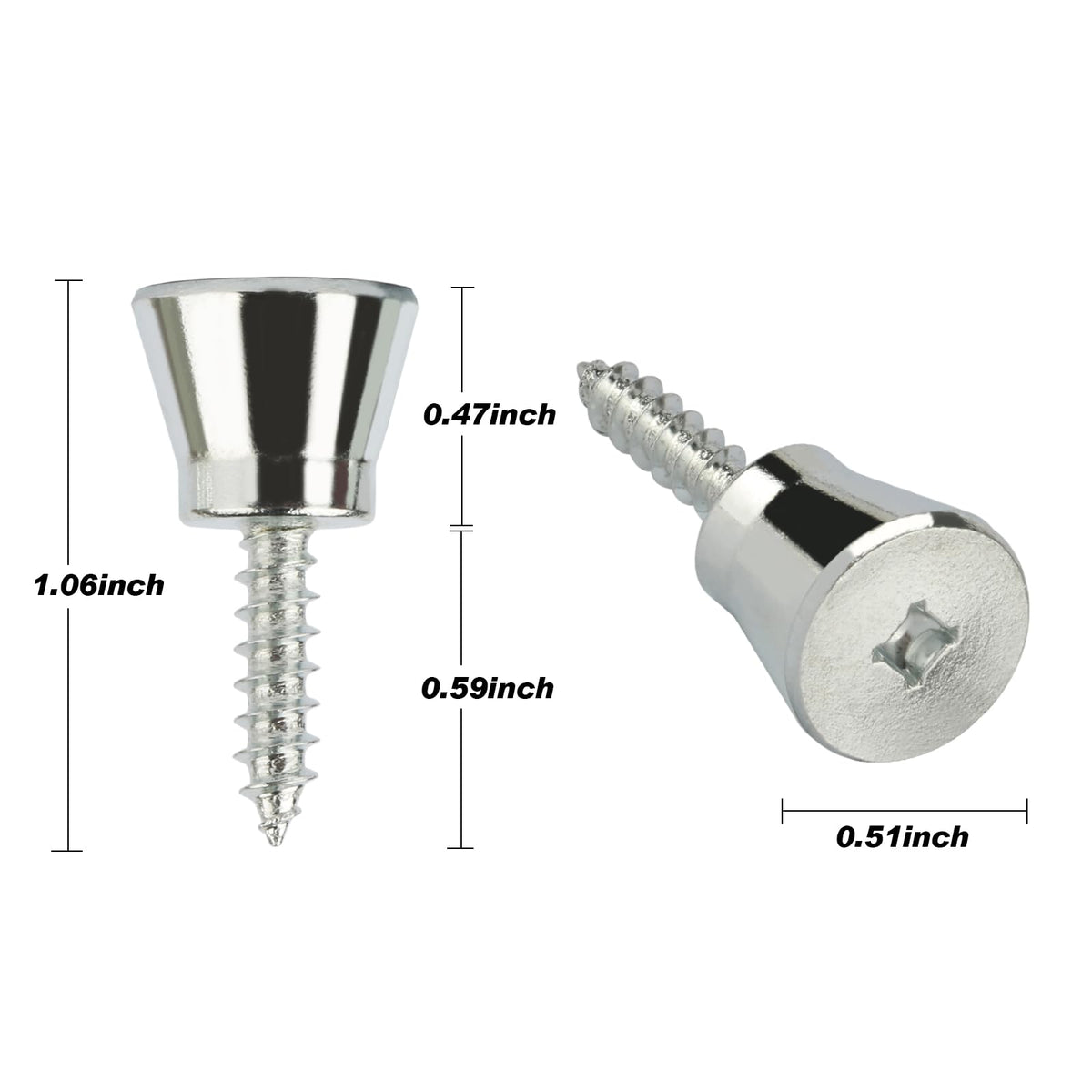 Bixegg WPW10661886 Refrigerator Door Handle Mount Screw Suitable (1 PCS)