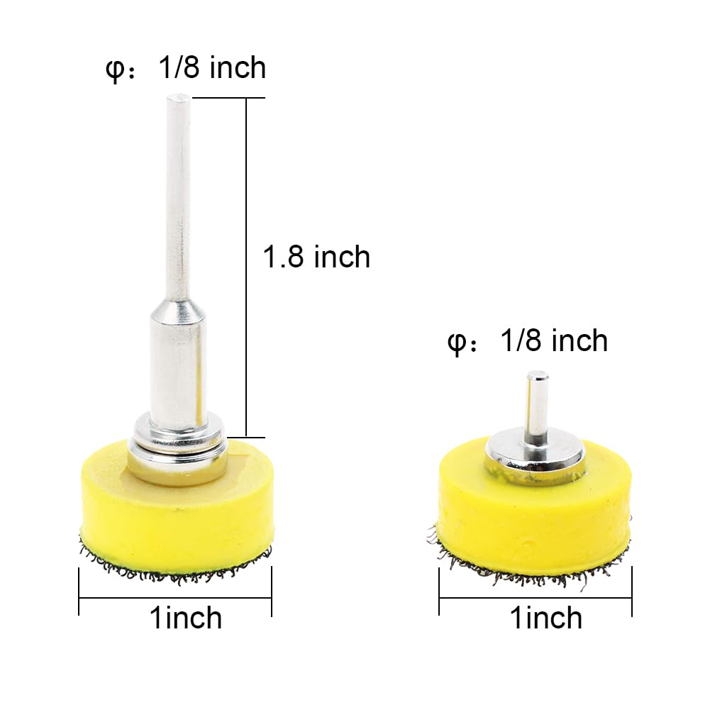 110PCS 1 Inch Sanding Discs Kit for Drill Sanding Attachment