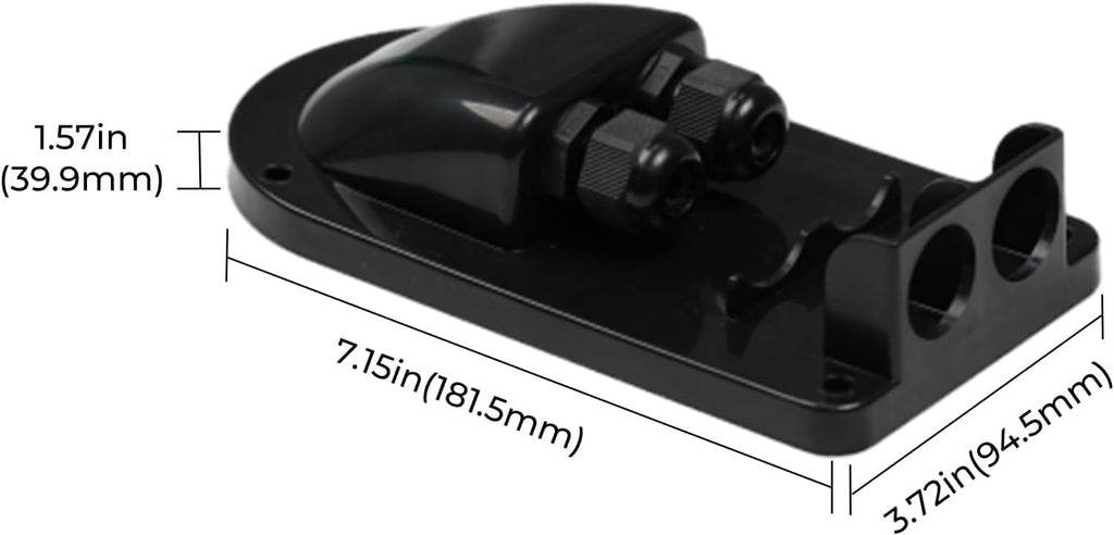 Renogy Solar Cable Entry Gland 2-12mm² for RV , Waterproof & ABS Material
