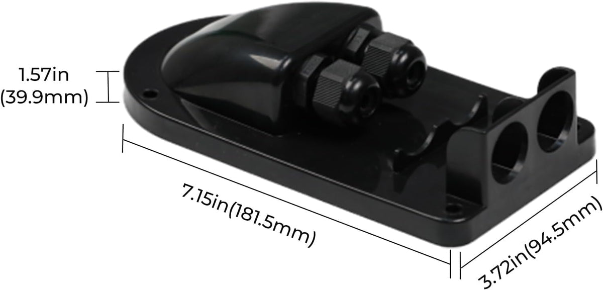 Renogy Solar Cable Entry Gland 2-12mm² for RV , Waterproof & ABS Material