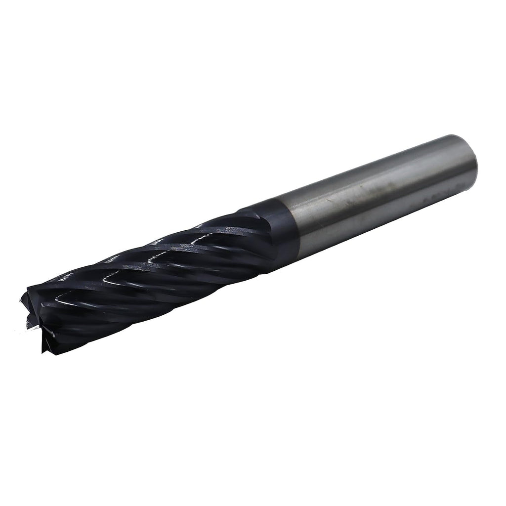 1/2in Solid Carbide End Mill, 7 Flutes, Variable Helix, Variable Geometry
