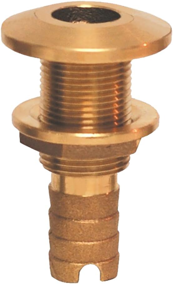 Bronze Hose Barb Thru-Hull Fitting - 1"