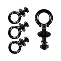 1/2"x2" Lifting Ring Black Shoulder Eye Bolt with Nut M12x50mm