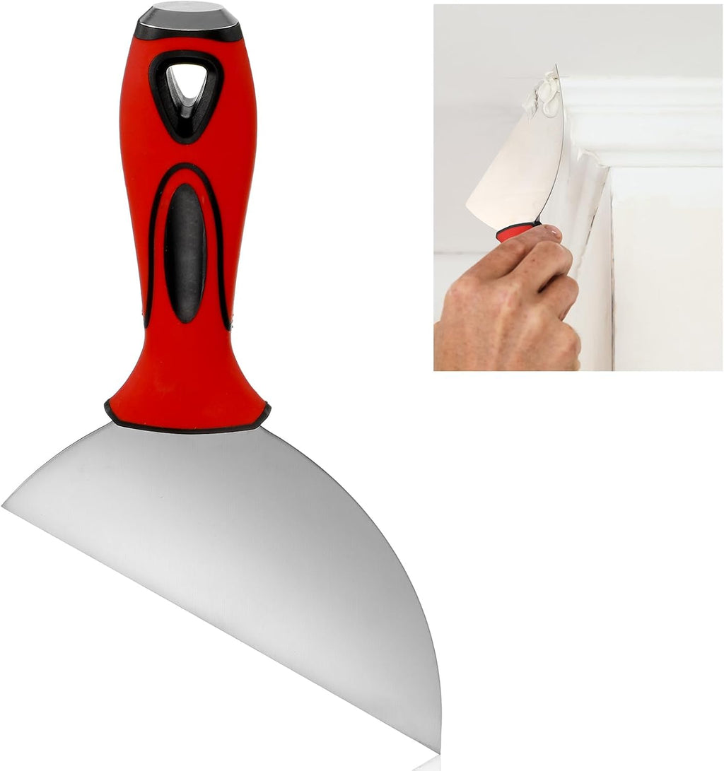 6" Clipped Drywall Pointing Knife Metal Hammer End Professional Finishing Tools High-quality Drywall Knife for Work