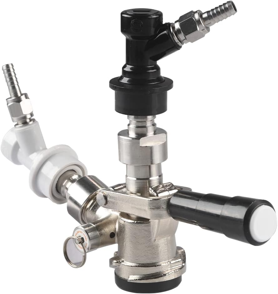 Sankey Kegerator D Type Keg Coupler D Keg Tap Dispenser with Keg Coupler Adapter Ball Lock Conversion Kit Ball Lock