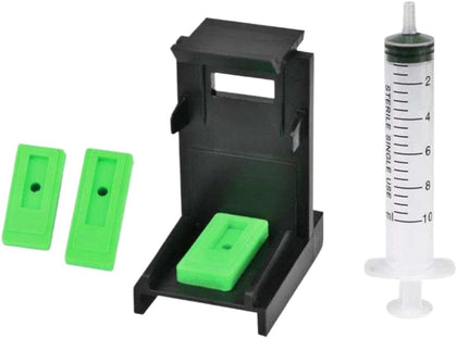 10ml DIY CISS Ink Cartridge Universal Clips Kits Pumping Refill Tool Compatible with IL Refurbish Printer and Unknown