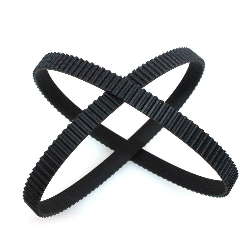 5pcs 400-2GT-6 Timing Belt Length=400mm Width=6mm Rubber Closed Loop GT2 Timing Belt for 3D Printer
