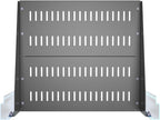 2U Vented Server Rack Shelf- Deep Adjustable 16-20"