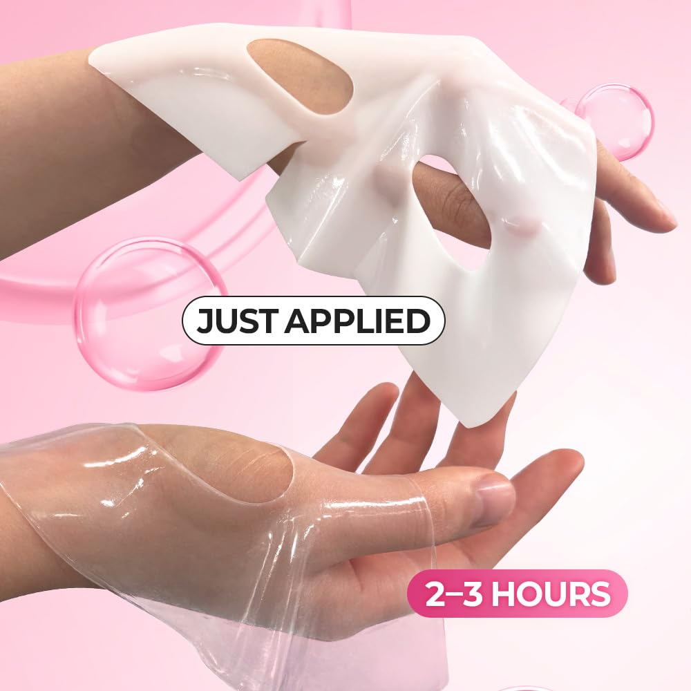 Collagen Hydrogel Face Mask, Pack of 4, 34g Each