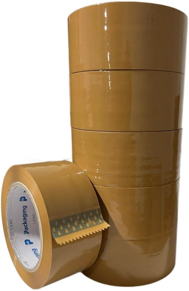 36 Rolls Brown Shipping Packaging Box Packing Sealing Tape 2.0 mil 2" x 110 Yard 330FT