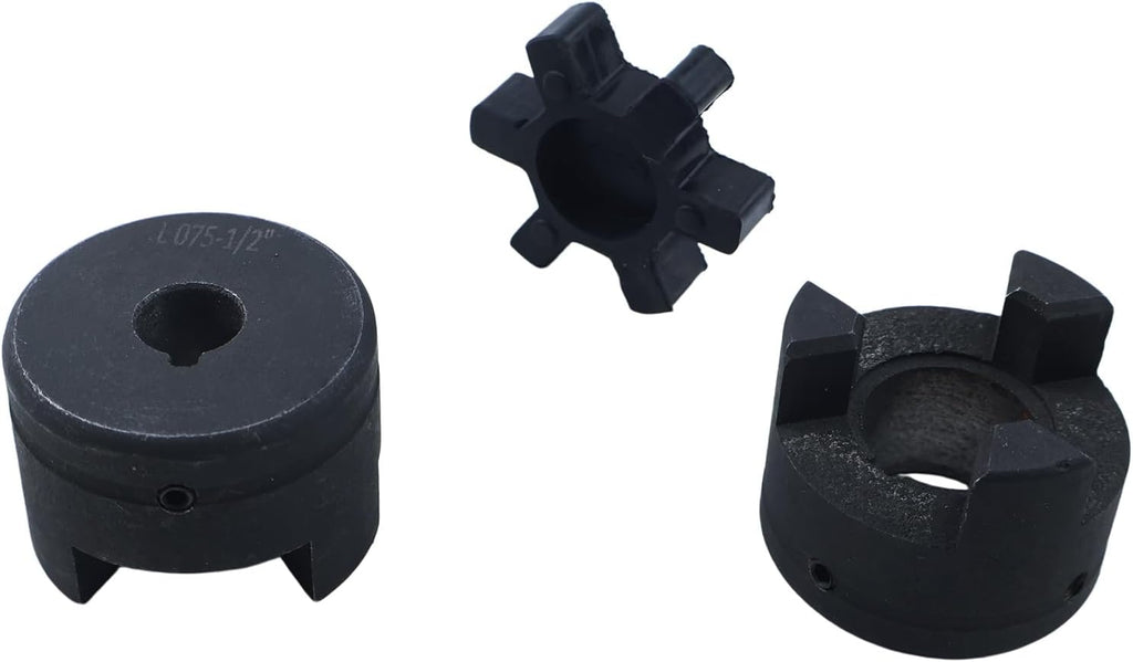 1/2 to 7/8 L075 Flexible 3-Piece L-Jaw Coupler for Log Wood Splitters