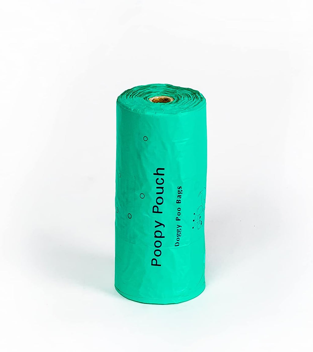 Tie-Handle Pet Waste Bags - 2,000pcs of 7"x15" Lemon-Scented Dog Poop Bags with Handles - Compatible with Most