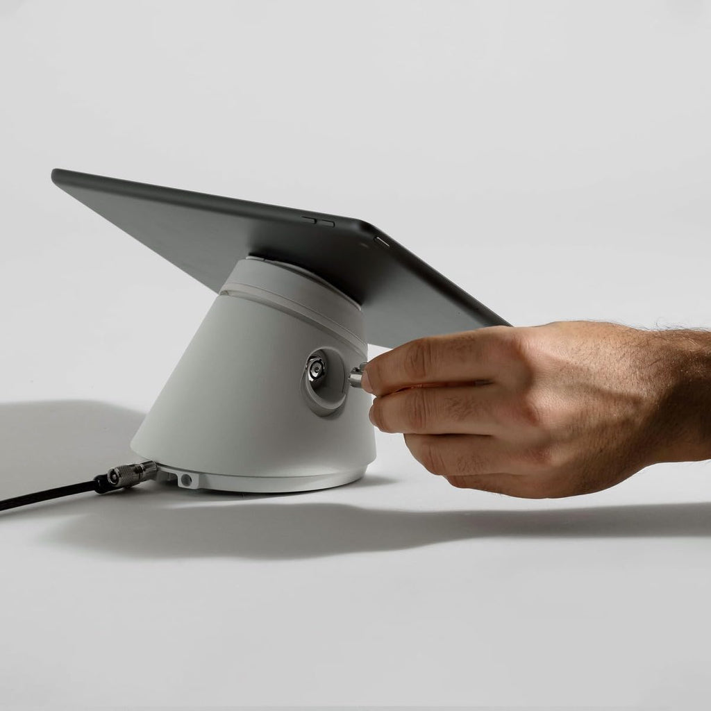 Click iPad POS Stand & Docking Station | iPad Stand for Business | Compatible with All Tablet Models | Table Mount