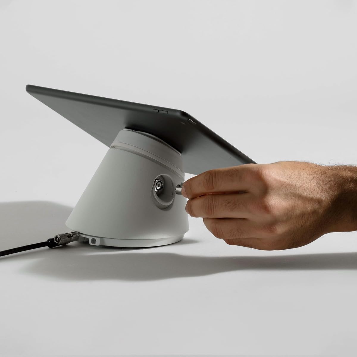 Click iPad POS Stand & Docking Station | iPad Stand for Business | Compatible with All Tablet Models | Table Mount