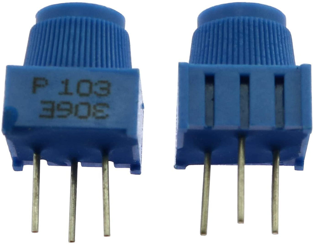 Potentiometer 3386MP-103 5PCS 10K Ohm 3386 Trimmer Potentiometer with Knob for Arduino