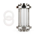 Beduan 2 Tri Clamp Sight Glass In-Line Sanitary 304 SS Flow Pipe OD 45mm