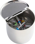Nail Tool Sterilizer Box Stainless Steel Drill Bits Cleaning Box
