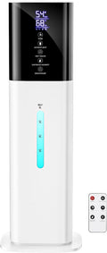 Humidifier Large Room Bedroom, 8L/2.1Gal Top Fill Cool Mist Humidifiers with Humidistat, 3-Speeds, 48H Runtime, Quiet